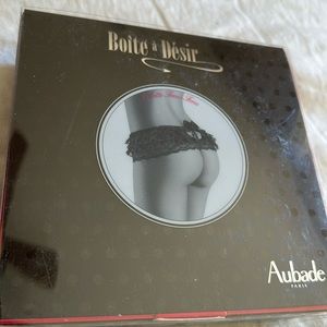 Aubade Black Lace Panties